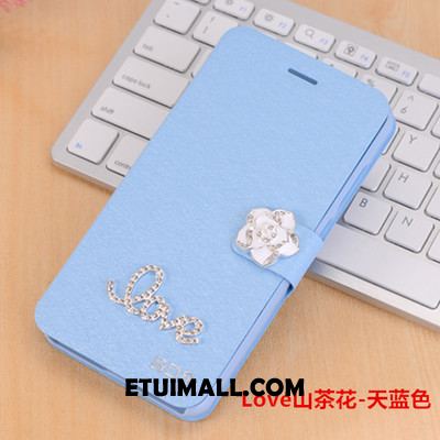 Etui Huawei P10 Klapa Rhinestone Anti-fall Ochraniacz Czerwony Obudowa Online