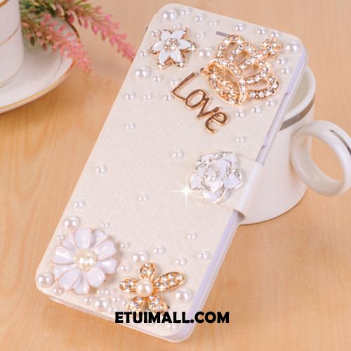 Etui Huawei P10 Klapa Rhinestone Anti-fall Ochraniacz Czerwony Obudowa Online