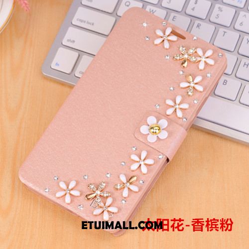 Etui Huawei P10 Klapa Rhinestone Anti-fall Ochraniacz Czerwony Obudowa Online