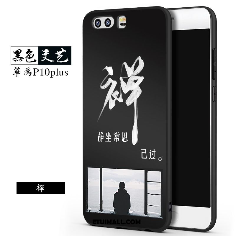 Etui Huawei P10 Plus Silikonowe Miękki Kreatywne Czarny Telefon Komórkowy Pokrowce Sklep