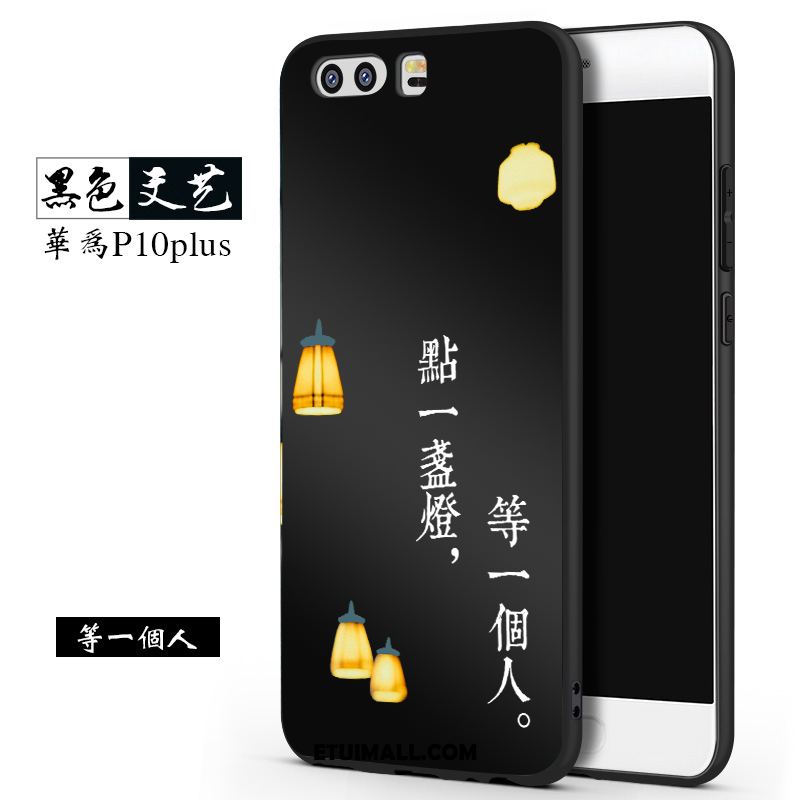 Etui Huawei P10 Plus Silikonowe Miękki Kreatywne Czarny Telefon Komórkowy Pokrowce Sklep