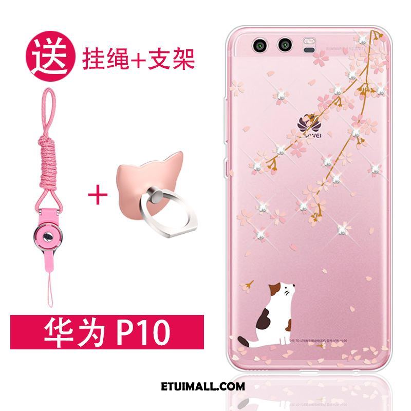 Etui Huawei P10 Przezroczysty Miękki Telefon Komórkowy Rhinestone Ochraniacz Futerał Kupię