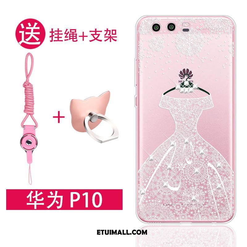 Etui Huawei P10 Przezroczysty Miękki Telefon Komórkowy Rhinestone Ochraniacz Futerał Kupię