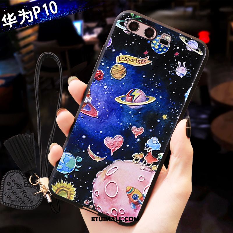 Etui Huawei P10 Telefon Komórkowy Zielony Relief Anti-fall All Inclusive Pokrowce Sklep