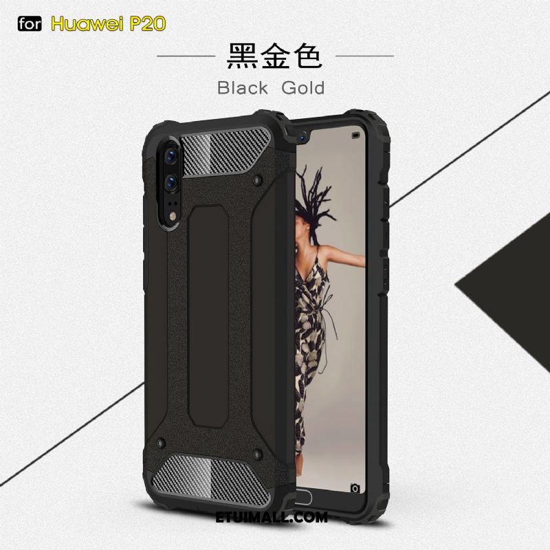 Etui Huawei P20 Akcesoria Biały Trzy Mechanizmy Obronne Anti-fall All Inclusive Pokrowce Kupię