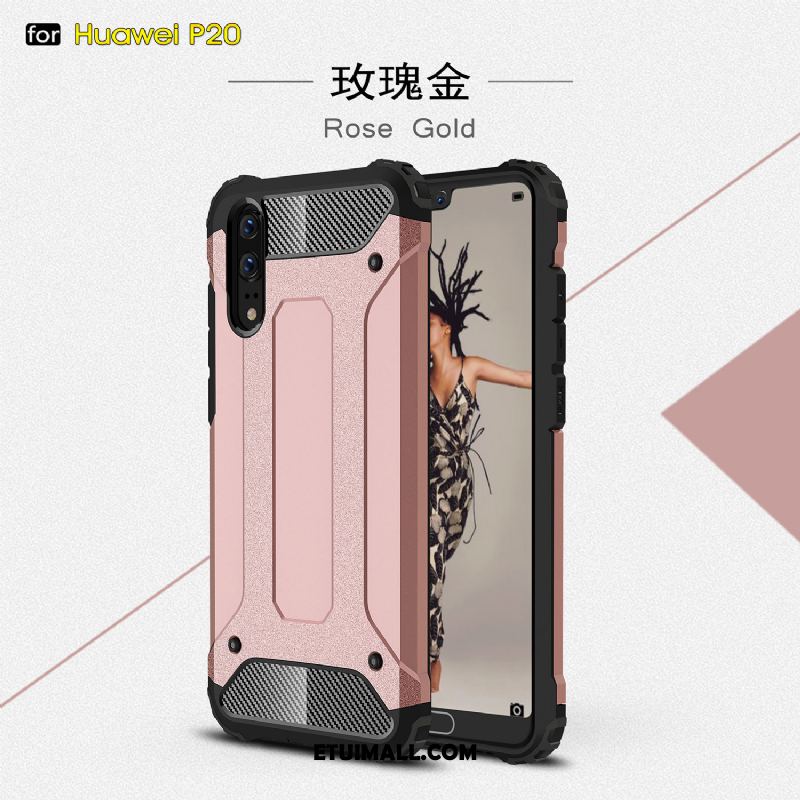 Etui Huawei P20 Akcesoria Biały Trzy Mechanizmy Obronne Anti-fall All Inclusive Pokrowce Kupię