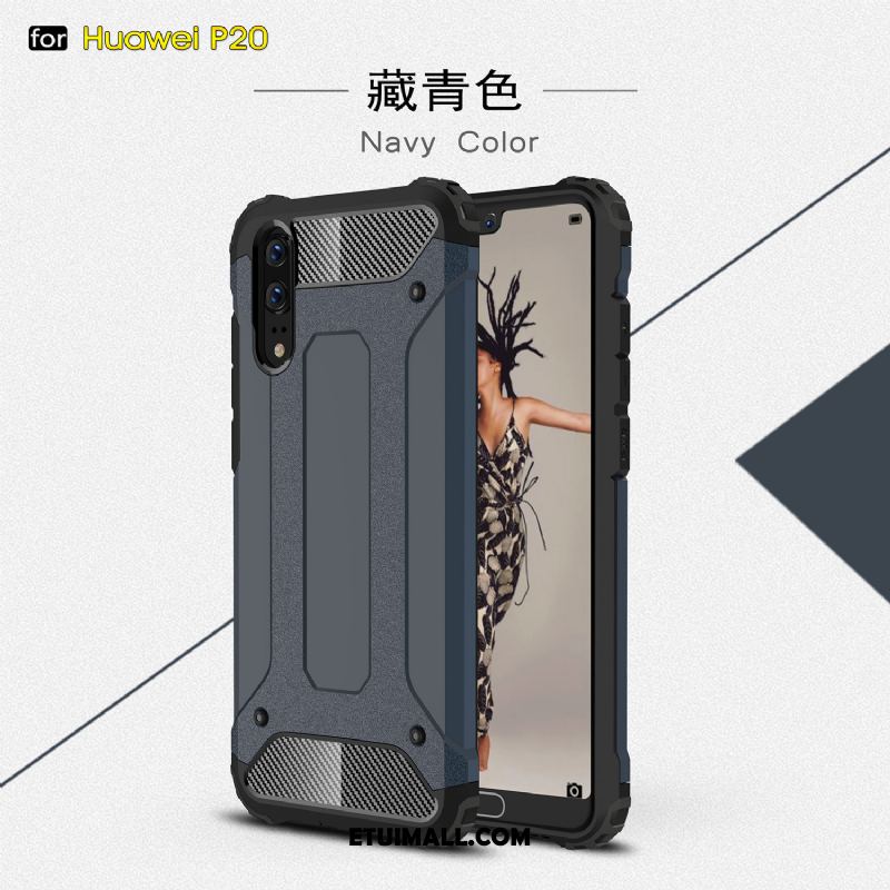 Etui Huawei P20 Akcesoria Biały Trzy Mechanizmy Obronne Anti-fall All Inclusive Pokrowce Kupię