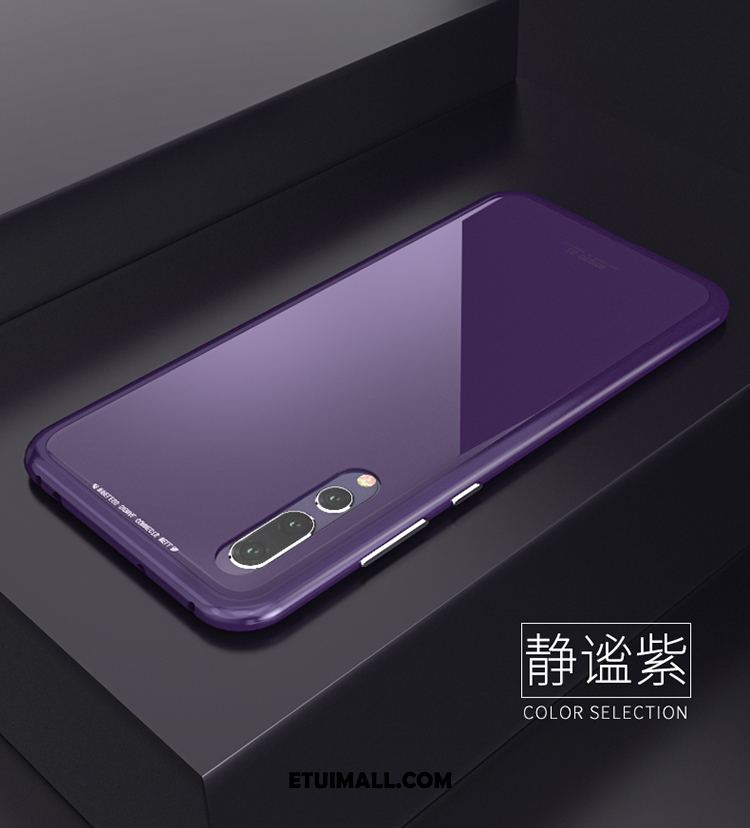 Etui Huawei P20 Cienkie Anti-fall Purpurowy Moda Ochraniacz Futerał Online