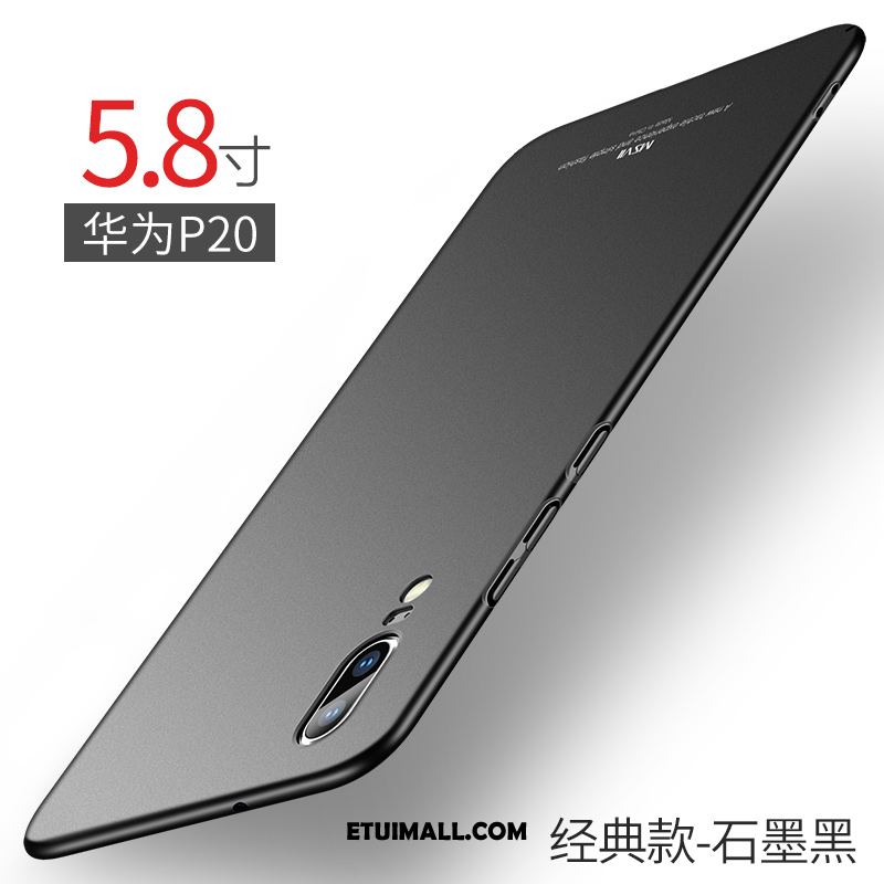 Etui Huawei P20 Cienkie Trudno Telefon Komórkowy Purpurowy Anti-fall Pokrowce Sprzedam