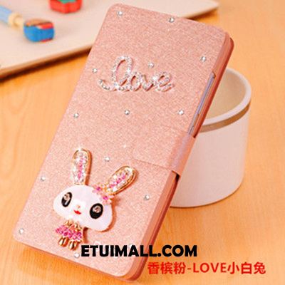 Etui Huawei P20 Lite Biały Rhinestone Telefon Komórkowy Ochraniacz Skórzany Futerał Futerał Online