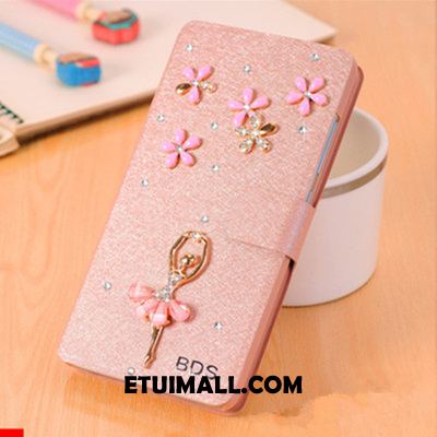 Etui Huawei P20 Lite Biały Rhinestone Telefon Komórkowy Ochraniacz Skórzany Futerał Futerał Online