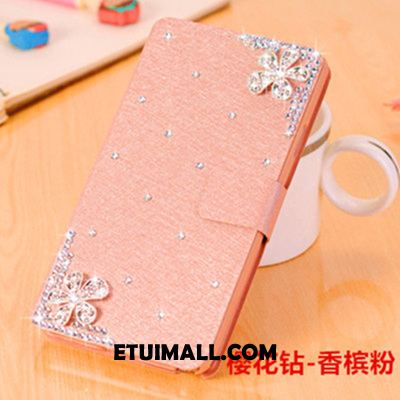 Etui Huawei P20 Lite Biały Rhinestone Telefon Komórkowy Ochraniacz Skórzany Futerał Futerał Online