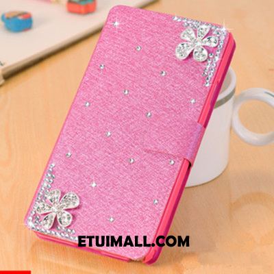 Etui Huawei P20 Lite Biały Rhinestone Telefon Komórkowy Ochraniacz Skórzany Futerał Futerał Online