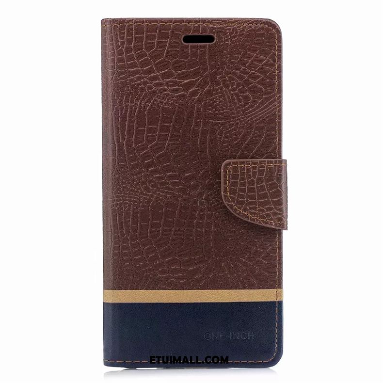 Etui Huawei P20 Lite Khaki Wzór Krokodyla Ochraniacz Biznes Mieszane Kolory Futerał Kup