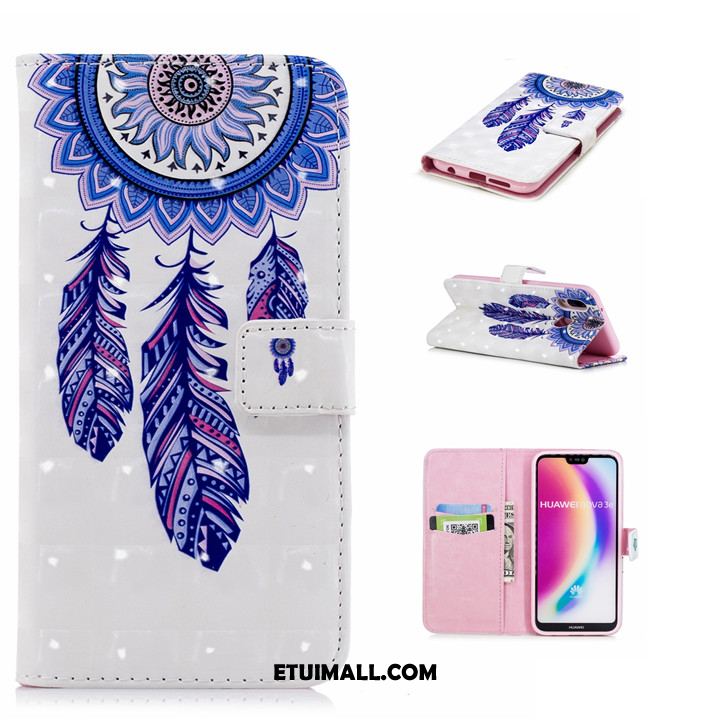 Etui Huawei P20 Lite Klapa All Inclusive Anti-fall Niebieski Ochraniacz Futerał Sprzedam