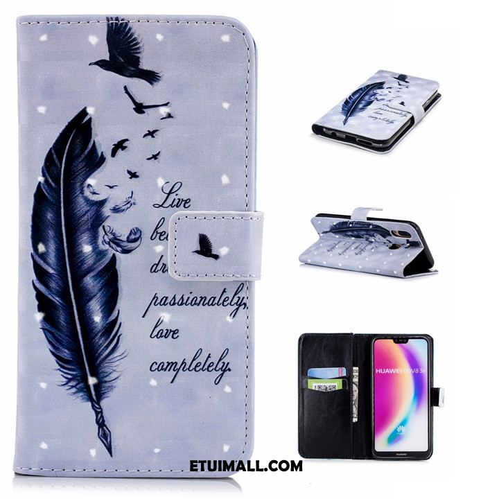 Etui Huawei P20 Lite Klapa All Inclusive Anti-fall Niebieski Ochraniacz Futerał Sprzedam