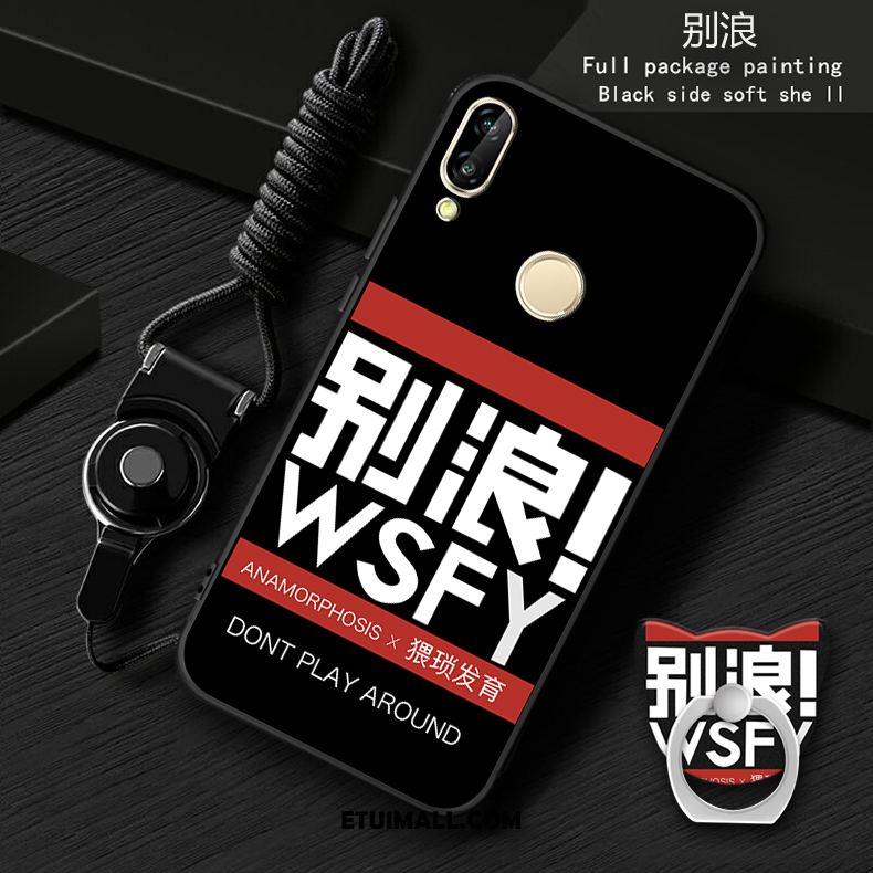 Etui Huawei P20 Lite Miękki Telefon Komórkowy Młodzież Silikonowe Czerwony Netto Obudowa Sklep