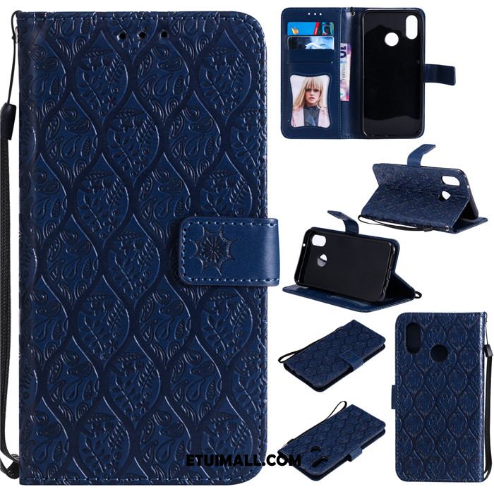 Etui Huawei P20 Lite Relief Silikonowe Szary Anti-fall Ochraniacz Pokrowce Tanie