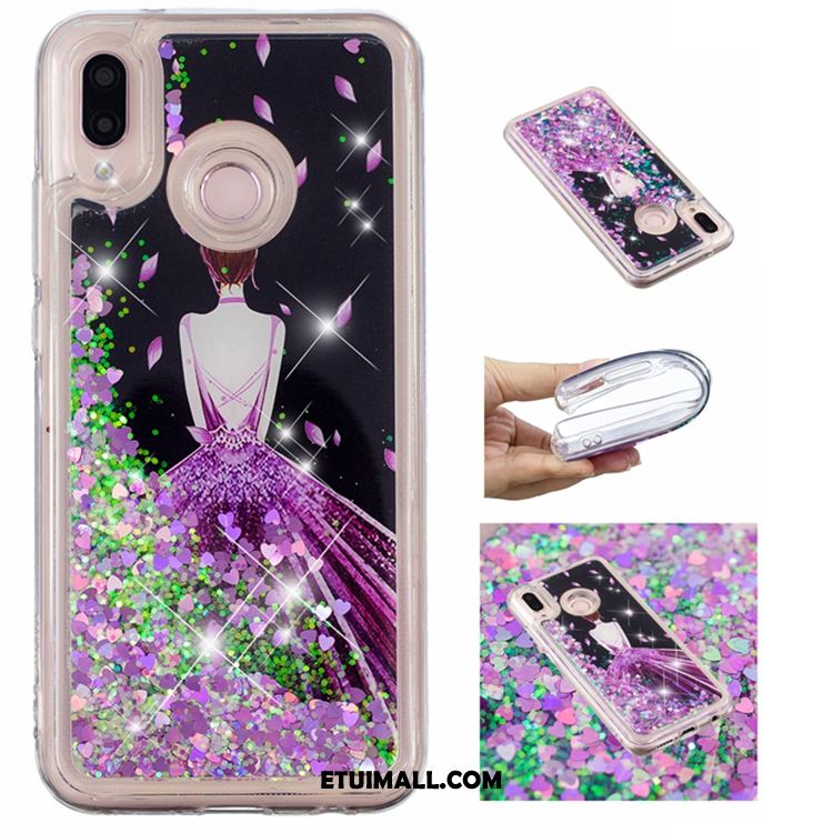 Etui Huawei P20 Lite Rhinestone Telefon Komórkowy Nowy Anti-fall Quicksand Futerał Sklep