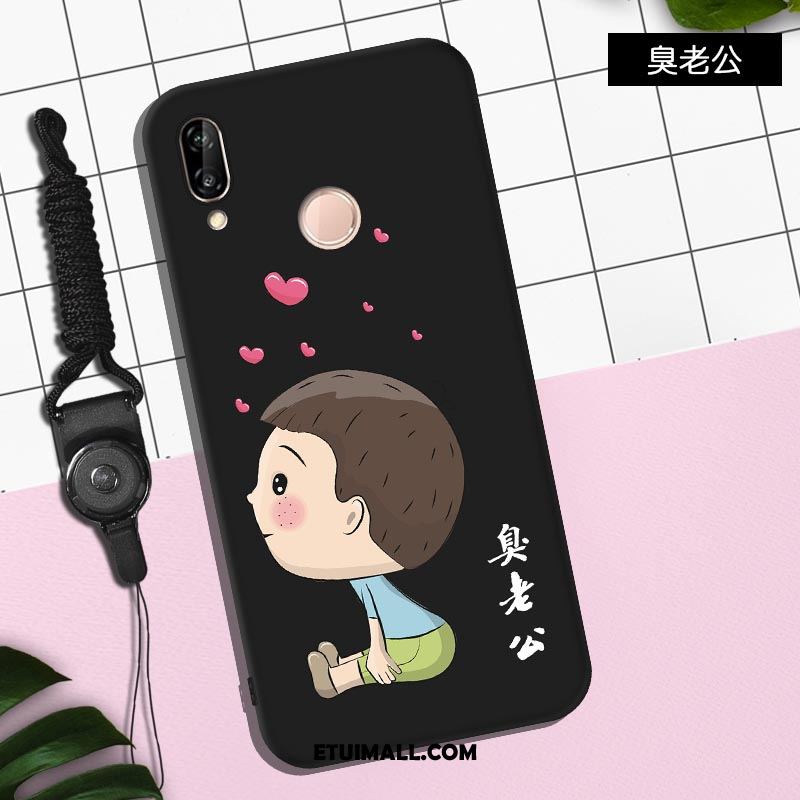 Etui Huawei P20 Lite Telefon Komórkowy Kreatywne Młodzież Czarny Futerał Kup