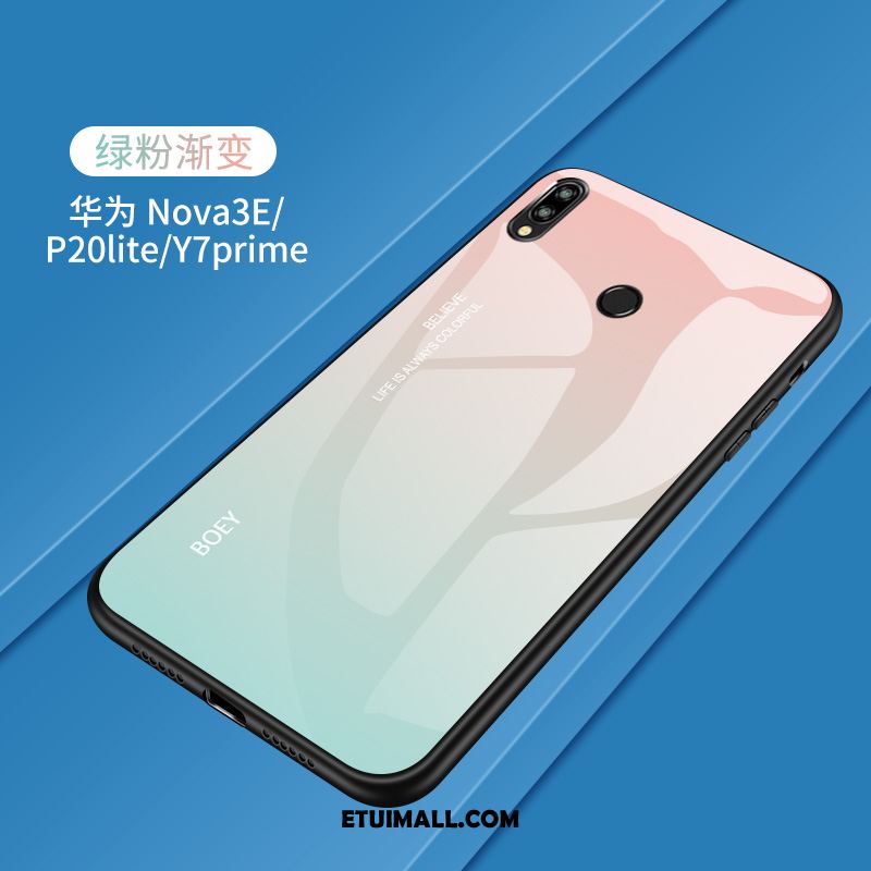 Etui Huawei P20 Lite Telefon Komórkowy Niebieski Anti-fall Młodzież Szkło Hartowane Pokrowce Tanie