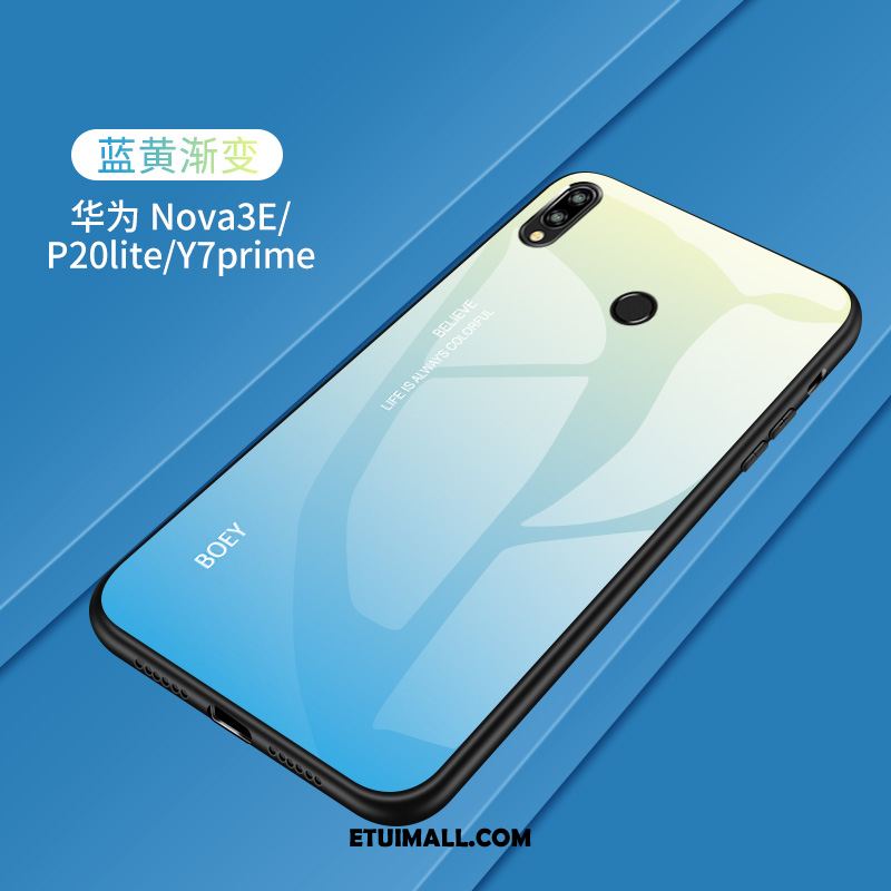 Etui Huawei P20 Lite Telefon Komórkowy Niebieski Anti-fall Młodzież Szkło Hartowane Pokrowce Tanie