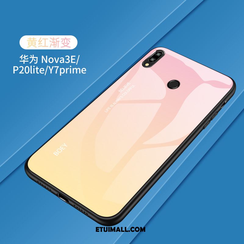 Etui Huawei P20 Lite Telefon Komórkowy Niebieski Anti-fall Młodzież Szkło Hartowane Pokrowce Tanie