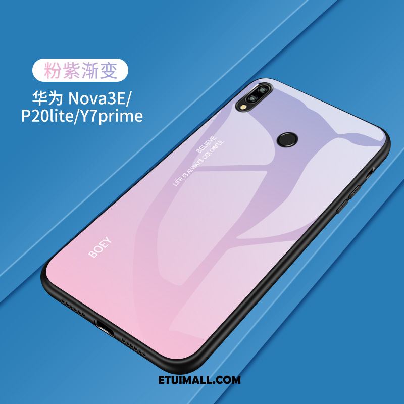 Etui Huawei P20 Lite Telefon Komórkowy Niebieski Anti-fall Młodzież Szkło Hartowane Pokrowce Tanie