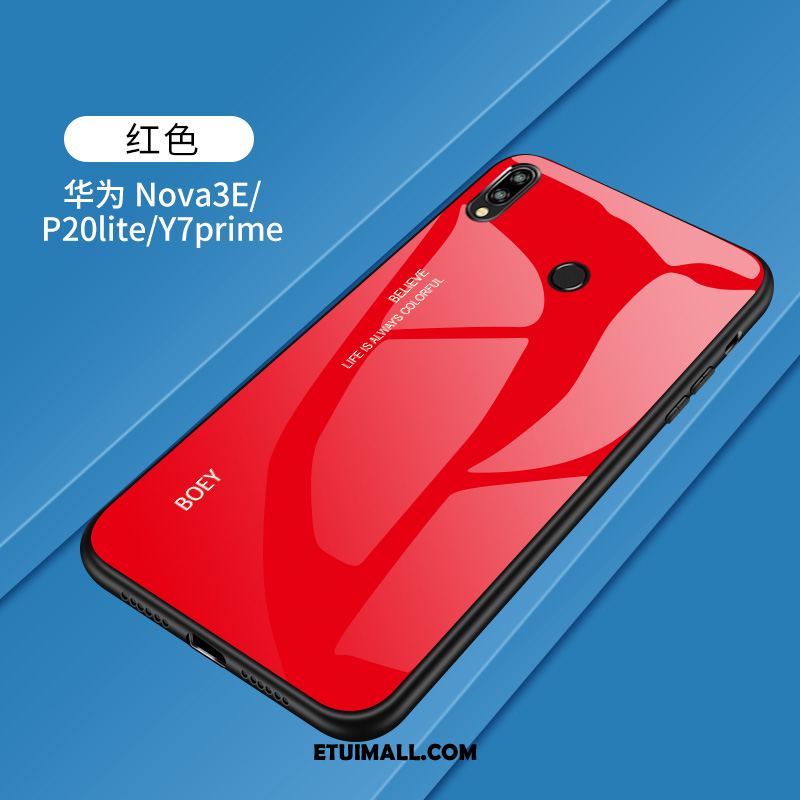 Etui Huawei P20 Lite Telefon Komórkowy Niebieski Anti-fall Młodzież Szkło Hartowane Pokrowce Tanie