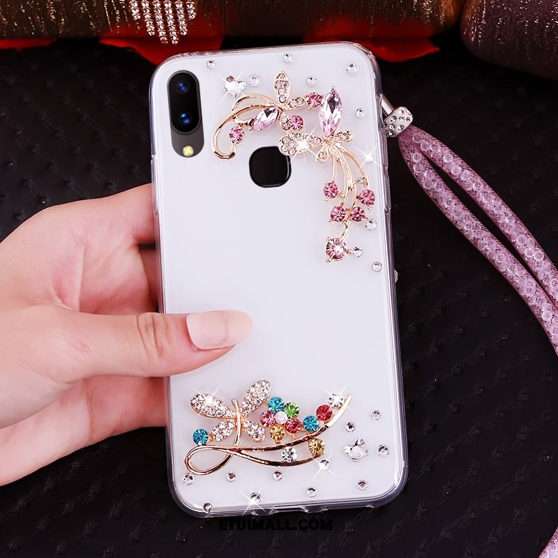 Etui Huawei P20 Lite Wiszące Ozdoby Telefon Komórkowy Młodzież Ring Rhinestone Futerał Sklep