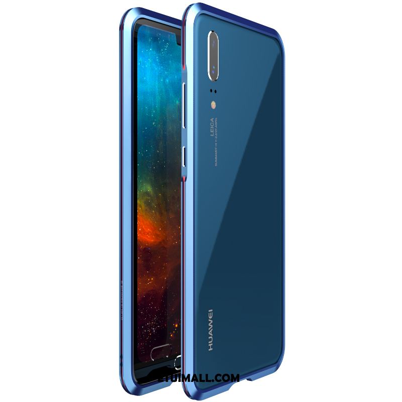 Etui Huawei P20 Moda Ochraniacz Modna Marka Metal Niebieski Obudowa Kupię