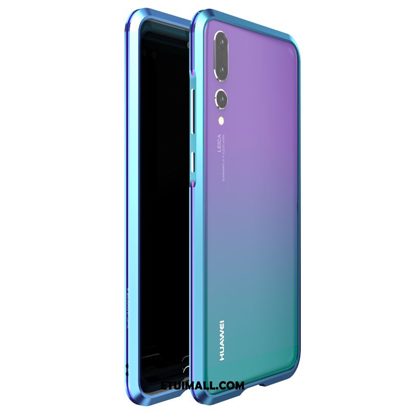 Etui Huawei P20 Moda Ochraniacz Modna Marka Metal Niebieski Obudowa Kupię