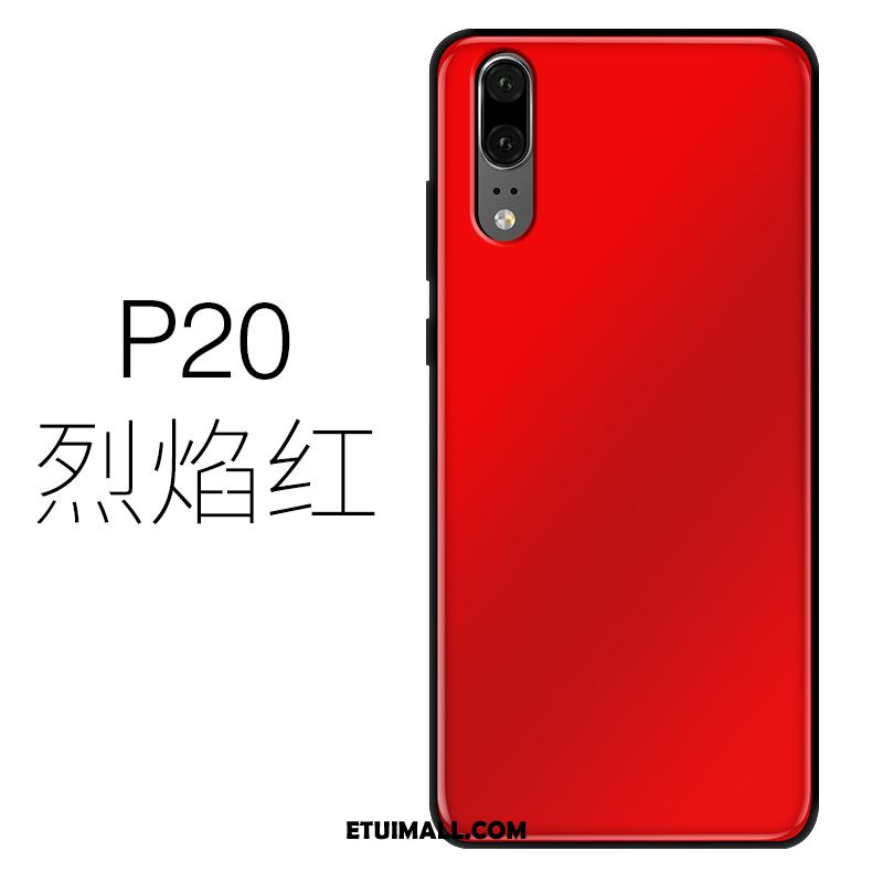 Etui Huawei P20 Niebieski Cienkie Silikonowe Telefon Komórkowy Szkło Pokrowce Sprzedam