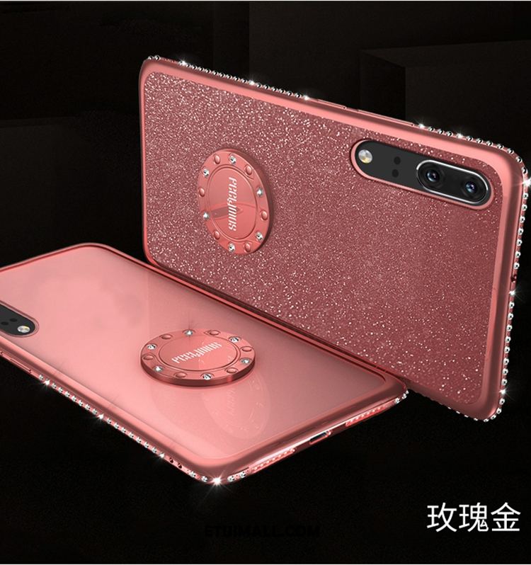 Etui Huawei P20 Osobowość Wspornik Proszek Telefon Komórkowy Rhinestone Futerał Kup