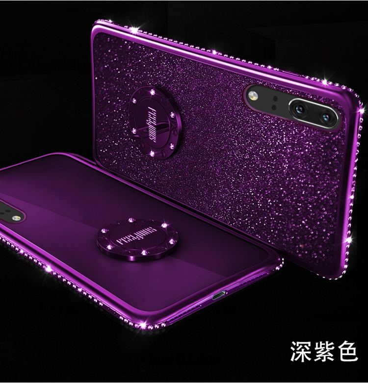 Etui Huawei P20 Osobowość Wspornik Proszek Telefon Komórkowy Rhinestone Futerał Kup