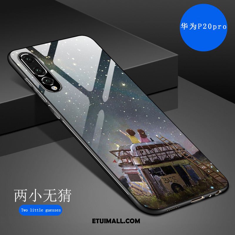 Etui Huawei P20 Pro All Inclusive Czerwony Netto Niebieski Kreskówka Osobowość Obudowa Tanie