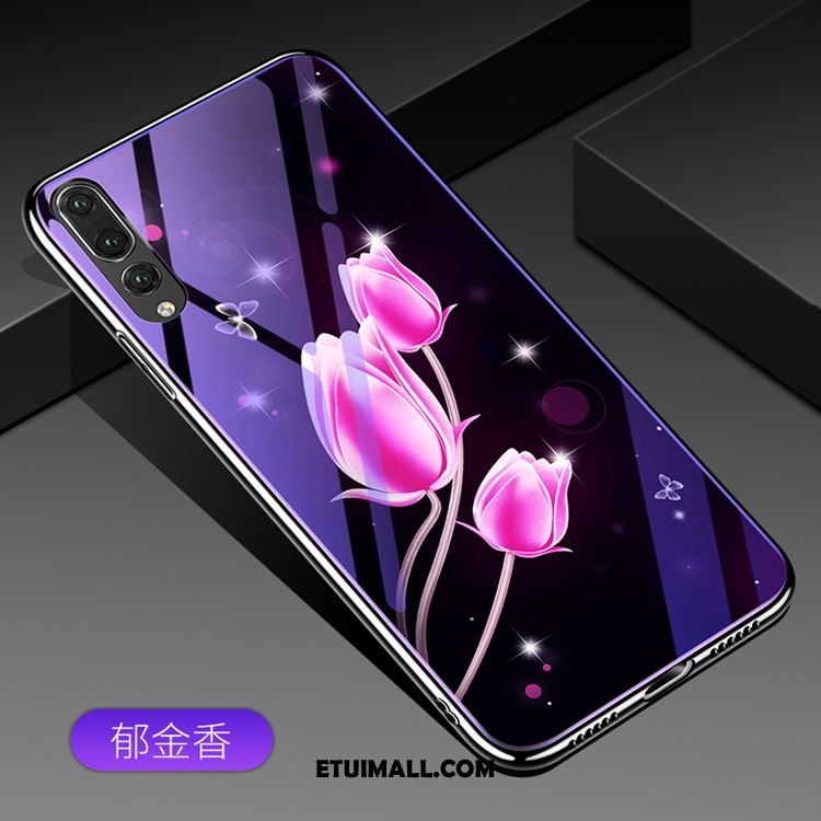 Etui Huawei P20 Pro All Inclusive Purpurowy Anti-fall Telefon Komórkowy Szkło Pokrowce Tanie