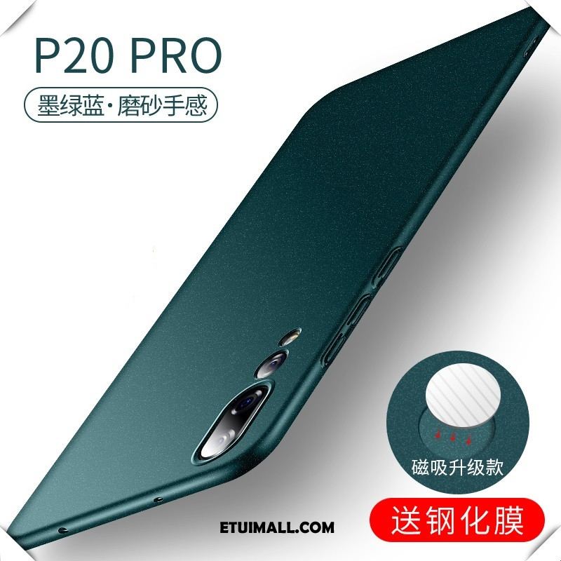 Etui Huawei P20 Pro Cienkie Czarny Trudno Nubuku Telefon Komórkowy Pokrowce Na Sprzedaż