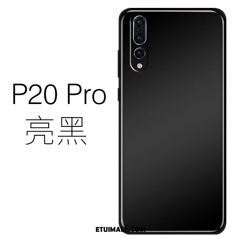 Etui Huawei P20 Pro Cienkie Silikonowe Szkło Purpurowy Telefon Komórkowy Pokrowce Tanie