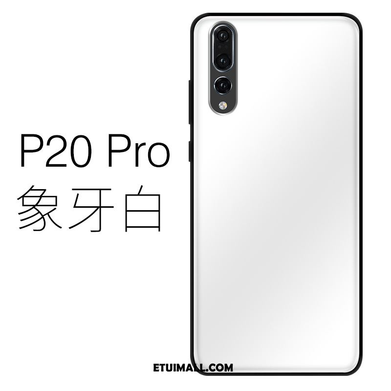 Etui Huawei P20 Pro Cienkie Silikonowe Szkło Purpurowy Telefon Komórkowy Pokrowce Tanie