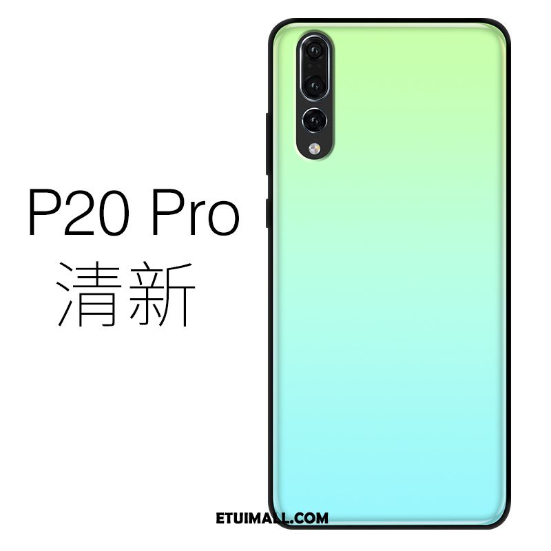 Etui Huawei P20 Pro Cienkie Silikonowe Szkło Purpurowy Telefon Komórkowy Pokrowce Tanie