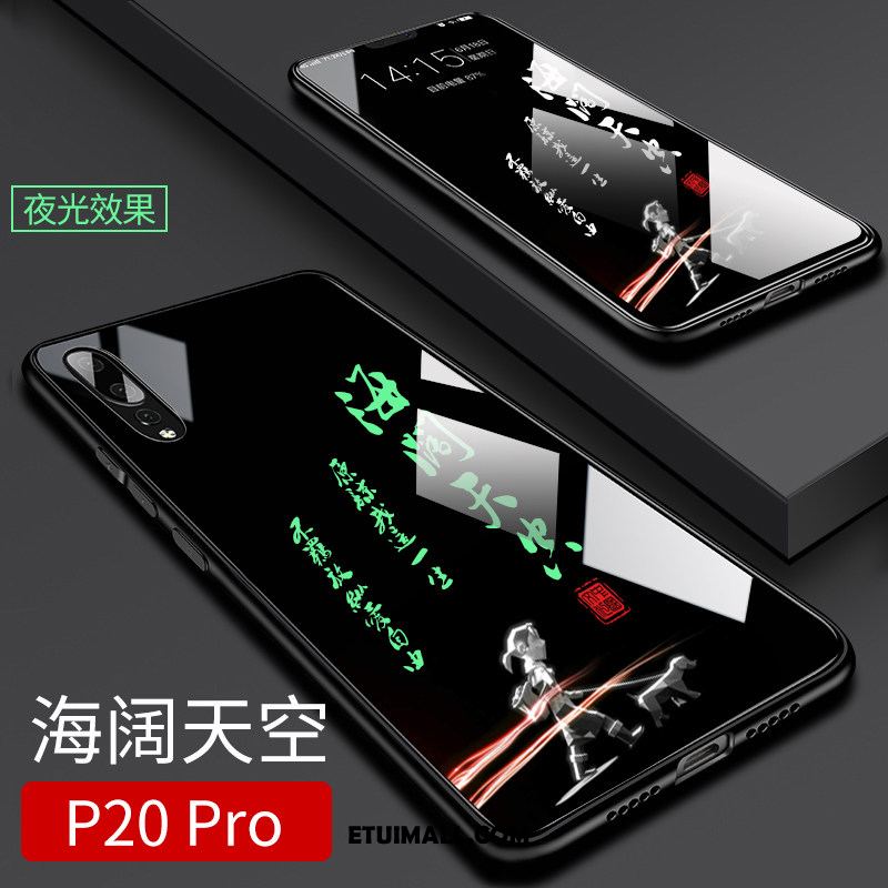 Etui Huawei P20 Pro Kreatywne Czarny Świecące All Inclusive Anti-fall Obudowa Sprzedam