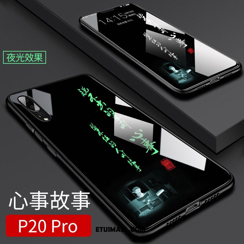 Etui Huawei P20 Pro Kreatywne Czarny Świecące All Inclusive Anti-fall Obudowa Sprzedam