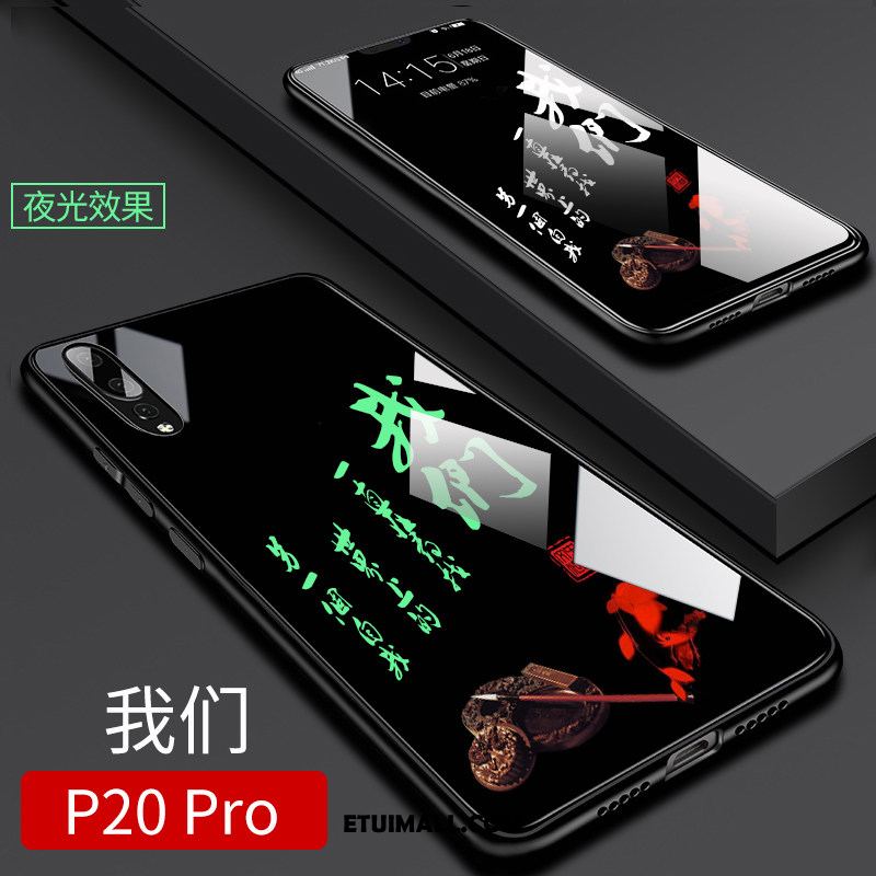 Etui Huawei P20 Pro Kreatywne Czarny Świecące All Inclusive Anti-fall Obudowa Sprzedam