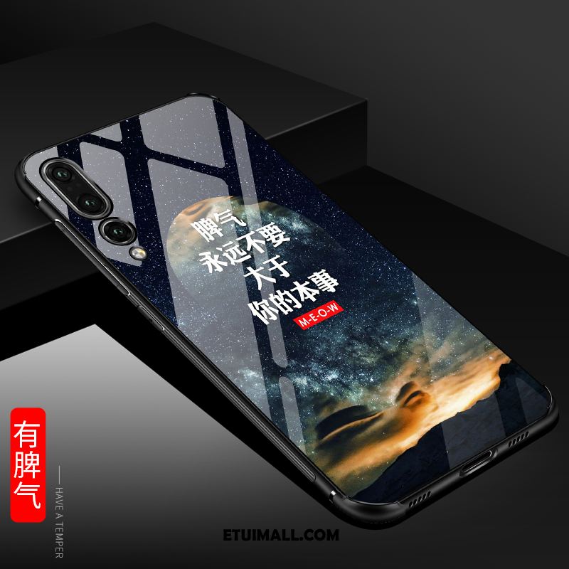 Etui Huawei P20 Pro Kreatywne Szkło Silikonowe Anti-fall Osobowość Obudowa Tanie