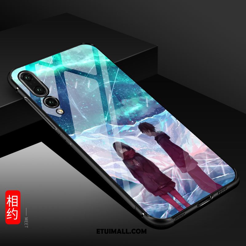 Etui Huawei P20 Pro Kreatywne Szkło Silikonowe Anti-fall Osobowość Obudowa Tanie