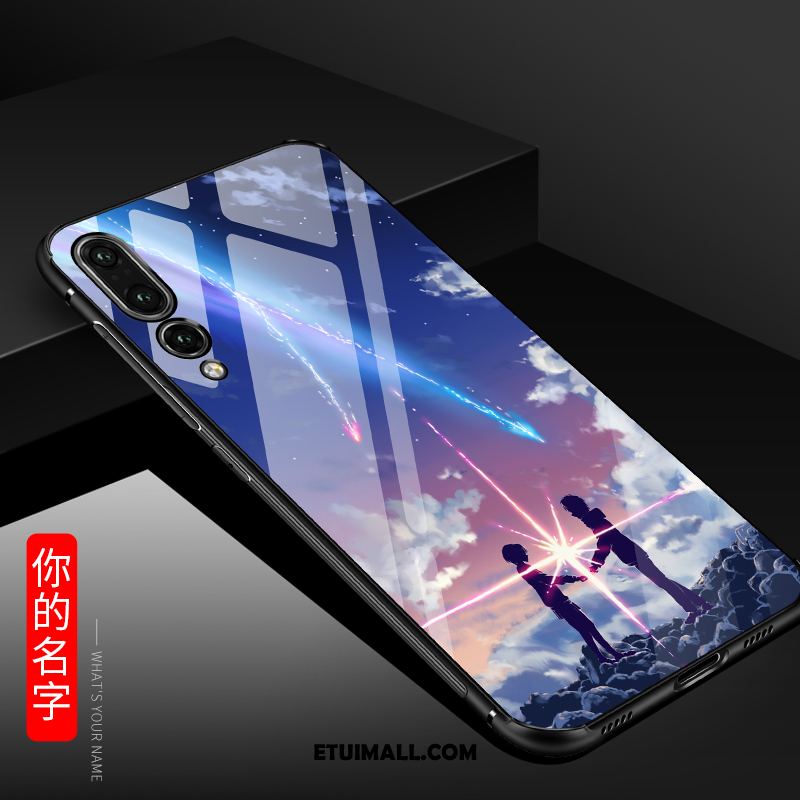 Etui Huawei P20 Pro Kreatywne Szkło Silikonowe Anti-fall Osobowość Obudowa Tanie