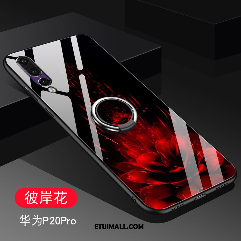 Etui Huawei P20 Pro Lustro Czerwony Moda Szkło Magnetyzm Pokrowce Sprzedam