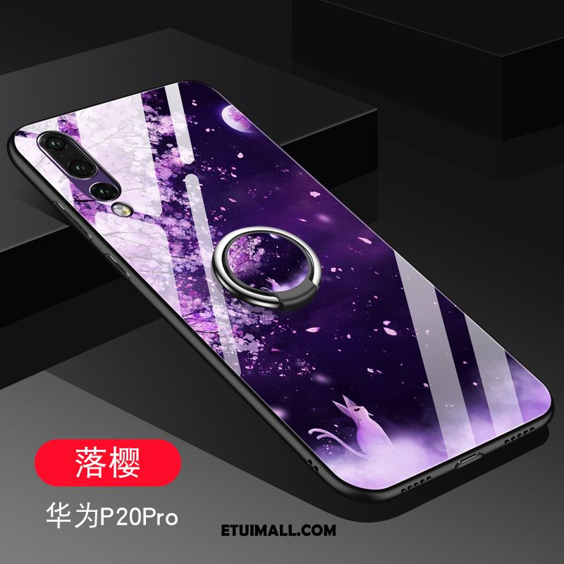 Etui Huawei P20 Pro Lustro Czerwony Moda Szkło Magnetyzm Pokrowce Sprzedam