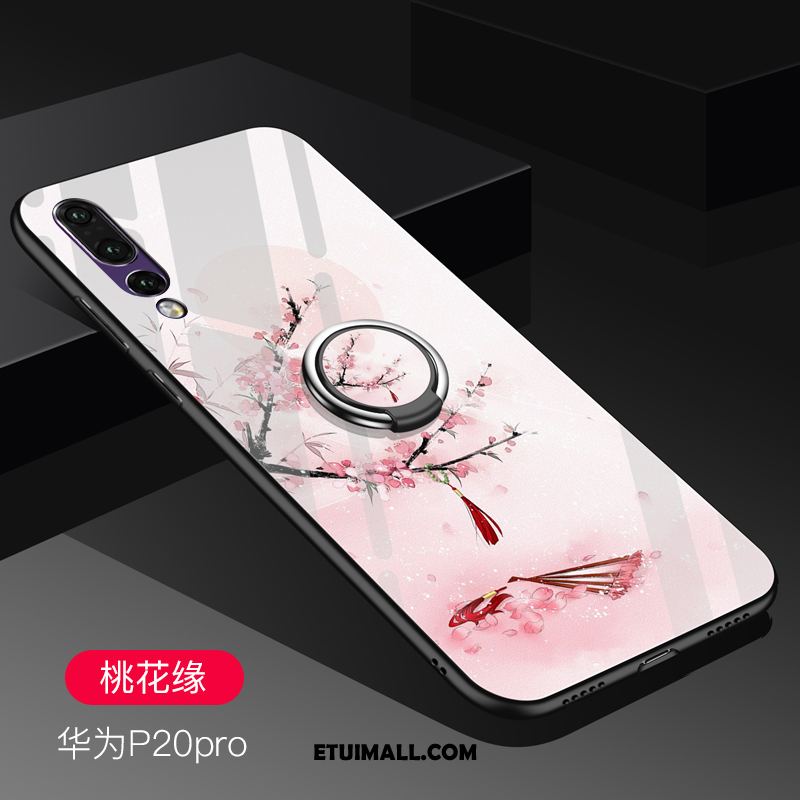Etui Huawei P20 Pro Magnetyzm Ring Czerwony Netto Modna Marka Telefon Komórkowy Obudowa Tanie